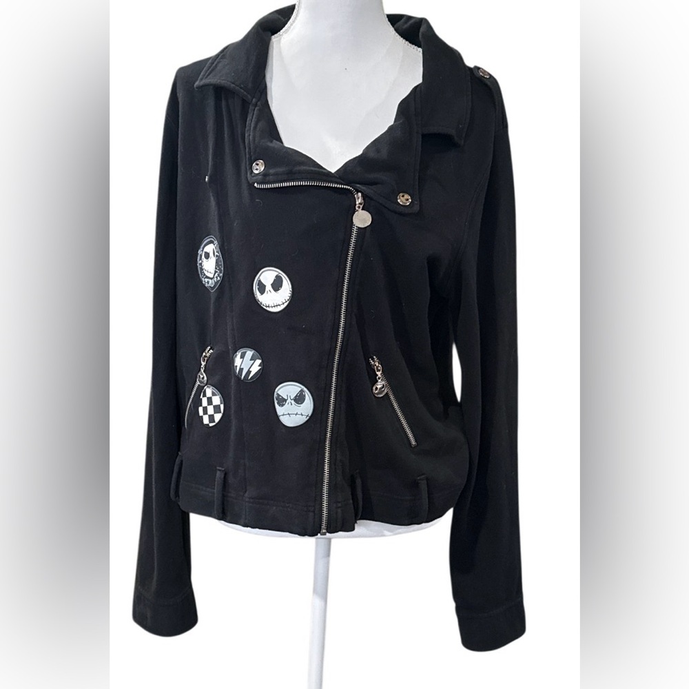 Disney Nightmare Before Christmas Black Jacket Size XXL
